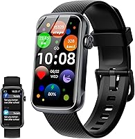 Fempoin 1.47" HD Smartwatch for Women Men: 28 Sport Modes, IP68 Waterproof, 24/7 Heart Rate Sleep SpO2 Tracker