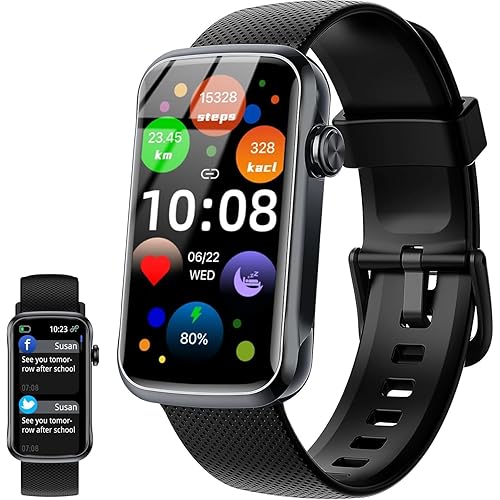 Fempoin Smart Watch, 1.47" HD Smartwatch for Women Men with 28 Sport Modes, IP68 Waterproof Fitness Tracker with 24/7 Heart Rate/Sleep/SpO2 Monitor, Step Tracker,
