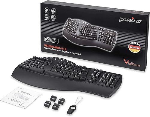 Miniatura 5 de Paquete ergonómico PERIBOARD-612 Teclado ergonómico inalámbrico con ratón vertical inalámbrico PERIMICE-713