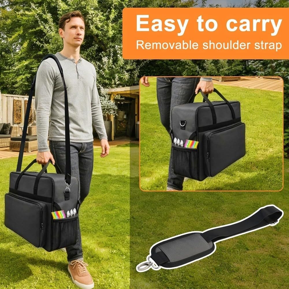 Bolsa de transporte SLUSHi para máquina de granizados, funda de viaje portátil Oxford 600D con carga lateral, bolsa de almacenamiento impermeable para máquina de bebidas heladas al aire libre, gris