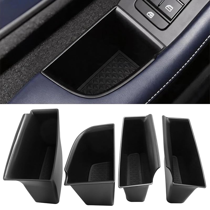 Bandeja organizadora para maçaneta da porta compatível com Mazda 3 2019–2026 e CX-30 2020–2026 TTCR-II, dianteira e traseira