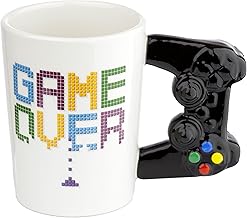 Puckator SMUG119 Game Over Ceramic Game Pad Handle Mug and Gift Box