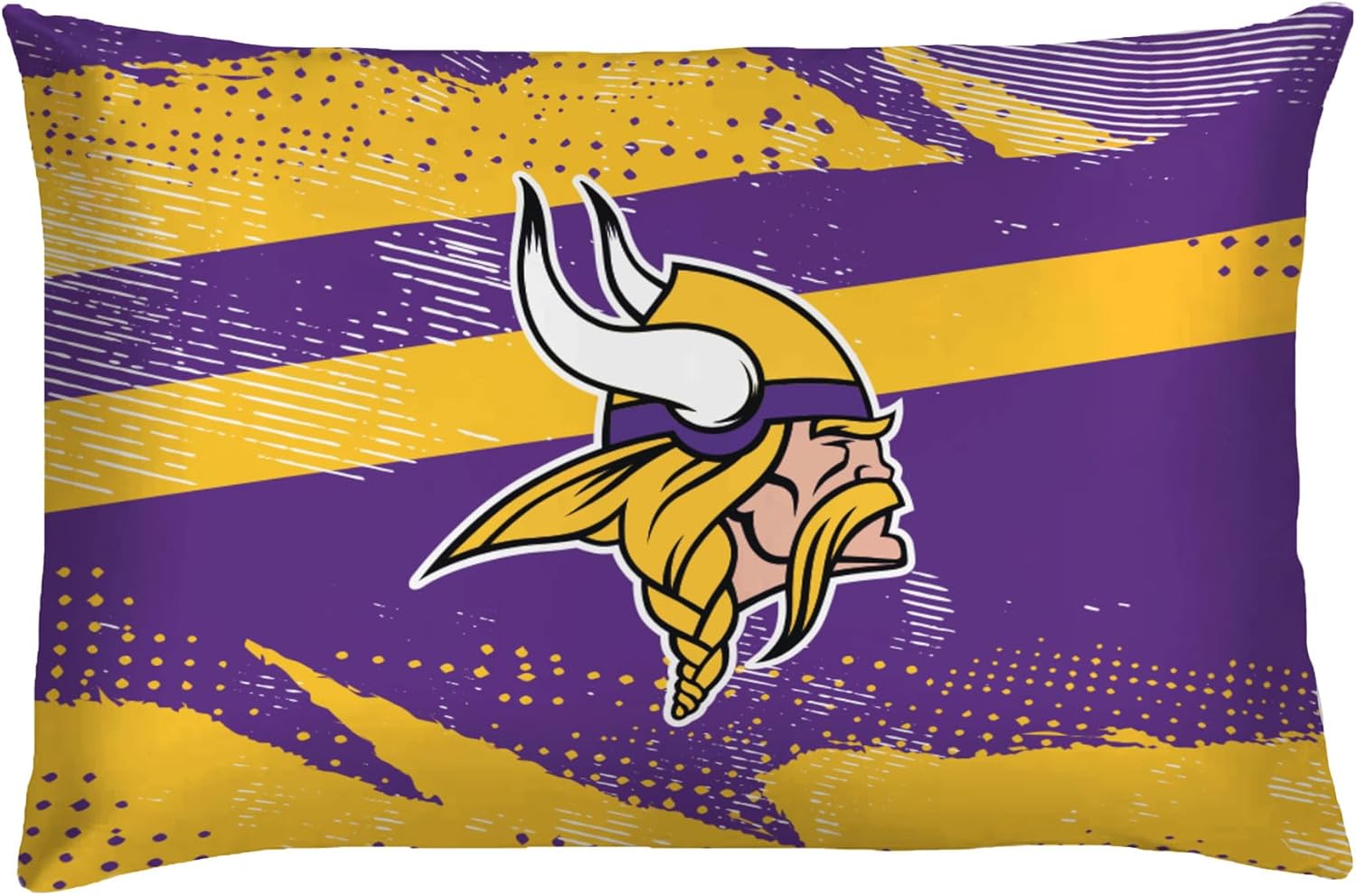 Pegasus Home Fashions Minnesota Vikings Slanted Stripe 4-Piece Twin Bed Set