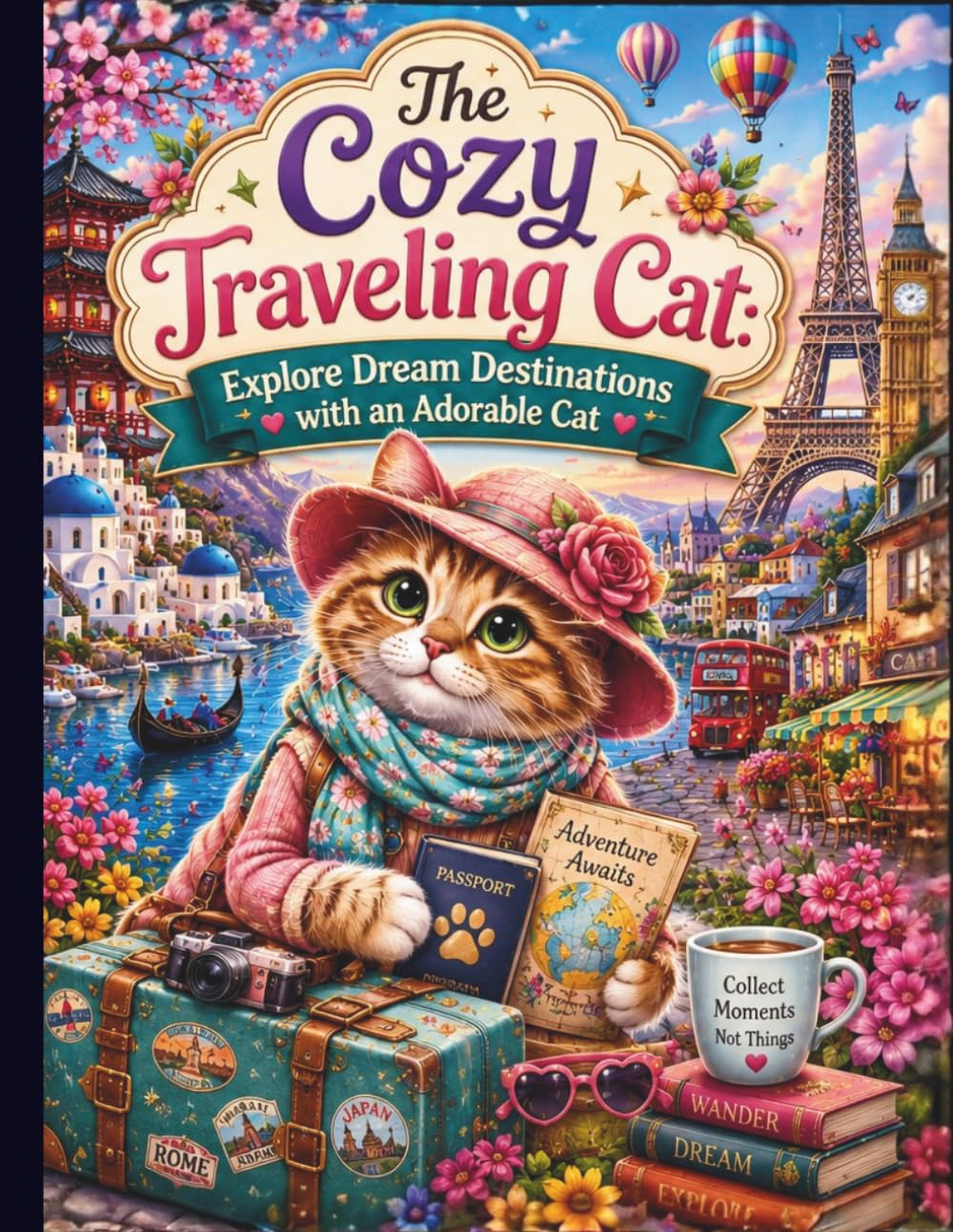 The Cozy Traveling Cat: Explore Dream Destinations with an Adorable Cat