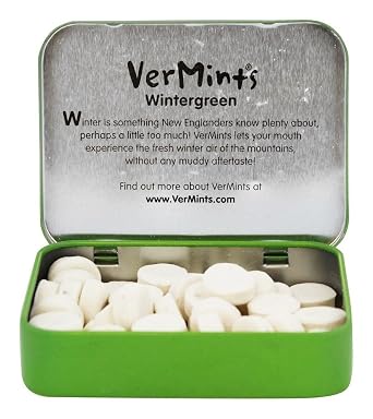 Vermints Organic Wintermint Mints, 1.41 OZ