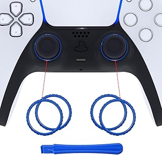 eXtremeRate Blue Replacement Accessories Thumbstick Rings for PS5 Controller, Custom Accent Rings for PS5 Controller - Con Price In India
