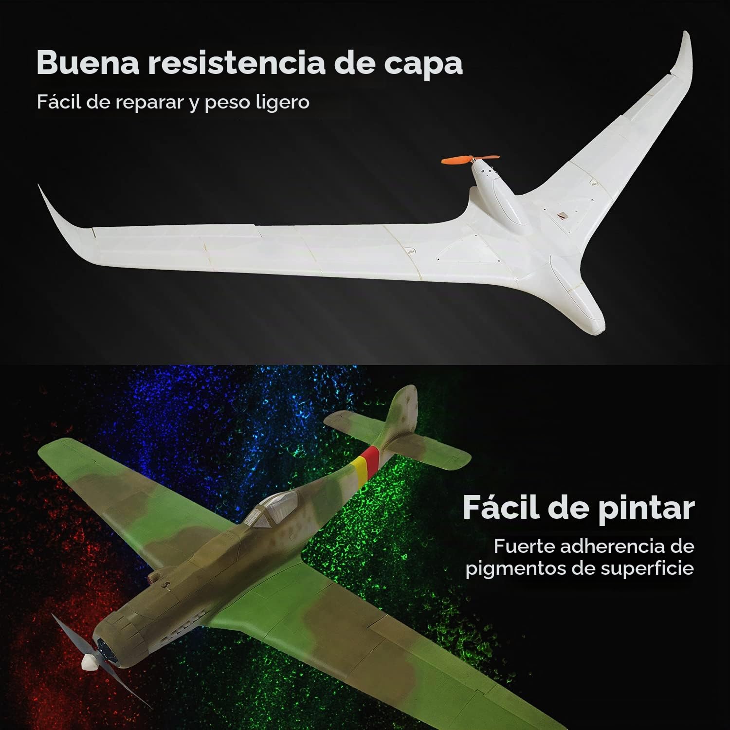 eSUN Filamento PLA Peso Ligero 1.75mm, Baja Densidad Impresora 3D Filamento PLA-LW, Precisión Dimensional +/- 0.05mm, 1KG Carrete (2.2 LBS) Material Espumante para Impresión 3D, Natural
