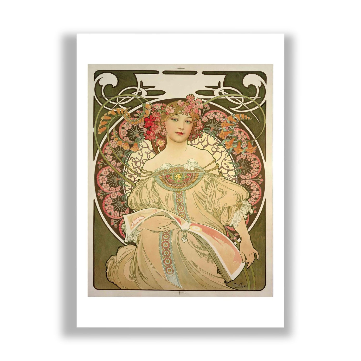 Impression d'art mate Alphonse Mucha Champagne Spiffing Prints Grand Format - 7