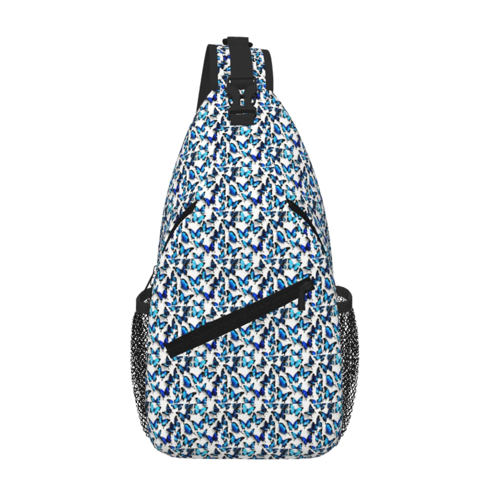 Mochila cruzada ligera y ergonómica de mariposas con correa ajustable 8