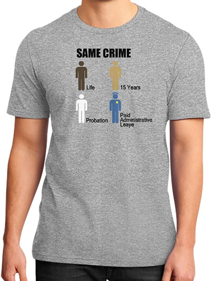 Same Crime District T-Shirt (on man) (XS, Heather Grey)