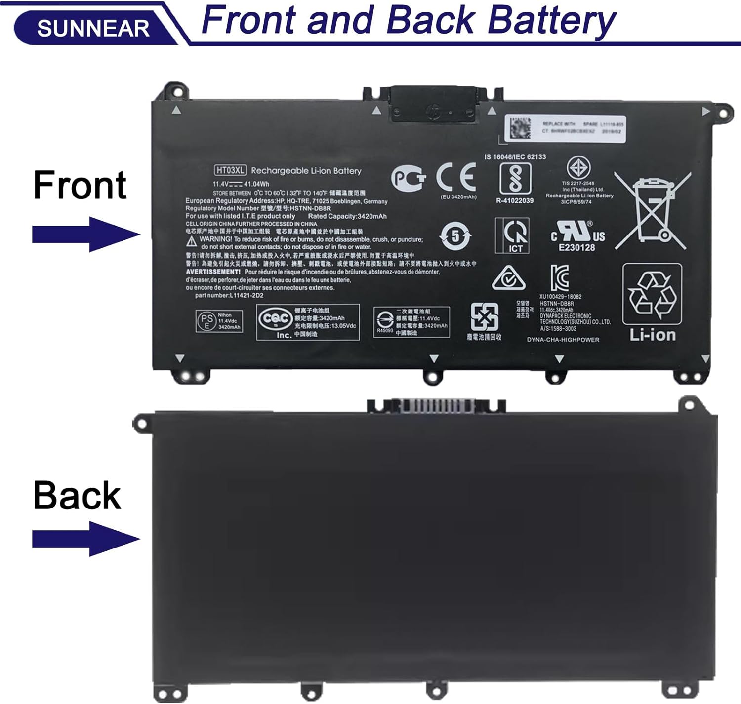 Replacement Battery for HP G7 240 245 250 255 Togo Ubuy