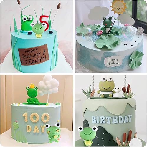 Miniatura 5 de Molde de silicona para fondant de rana para decoración de pasteles, decoración de cupcakes, caramelo y chocolate, polimero de arcilla y goma de
