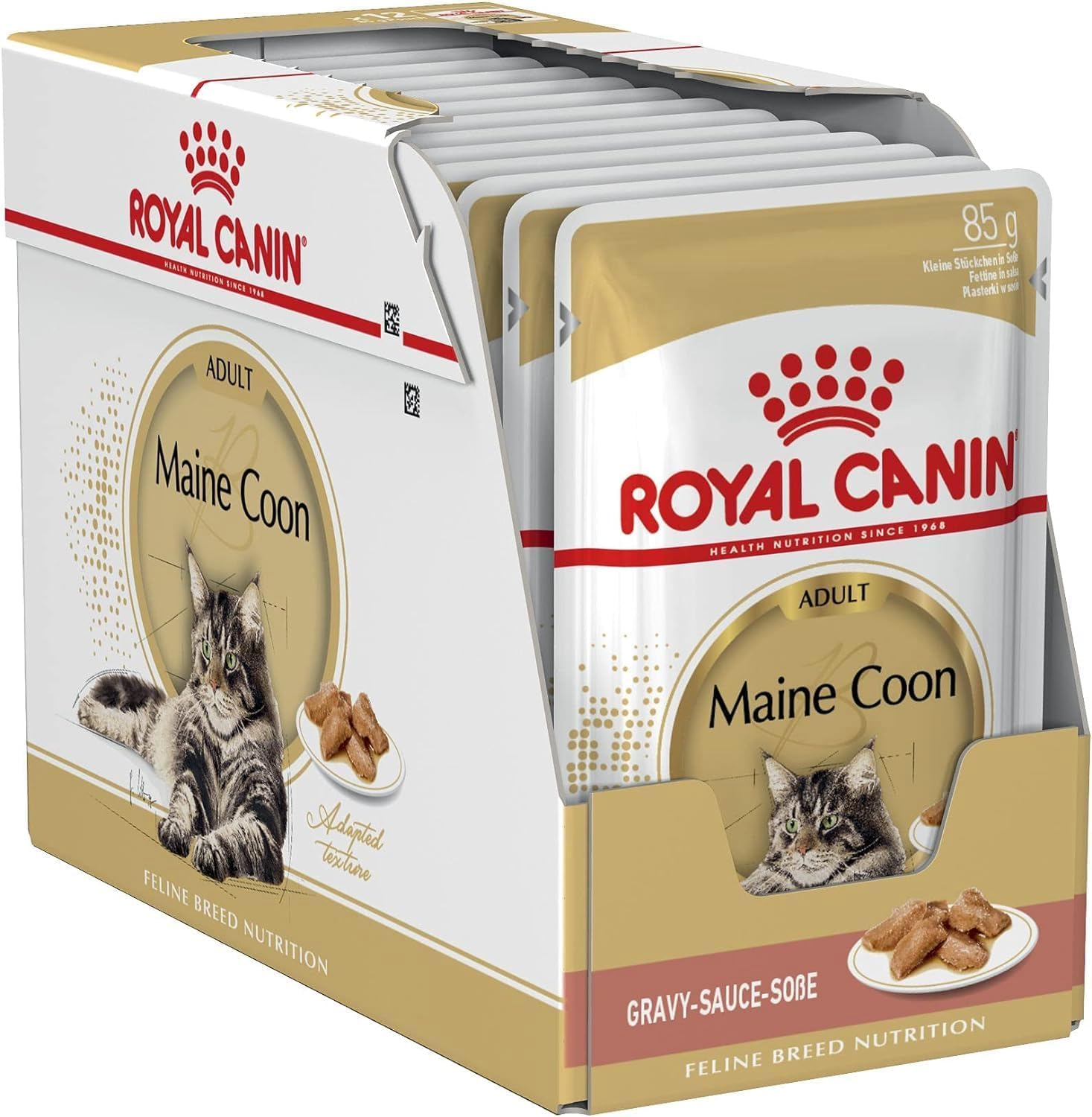 ROYAL CANINMaine Coon Adult Cat Food 85g x 12
