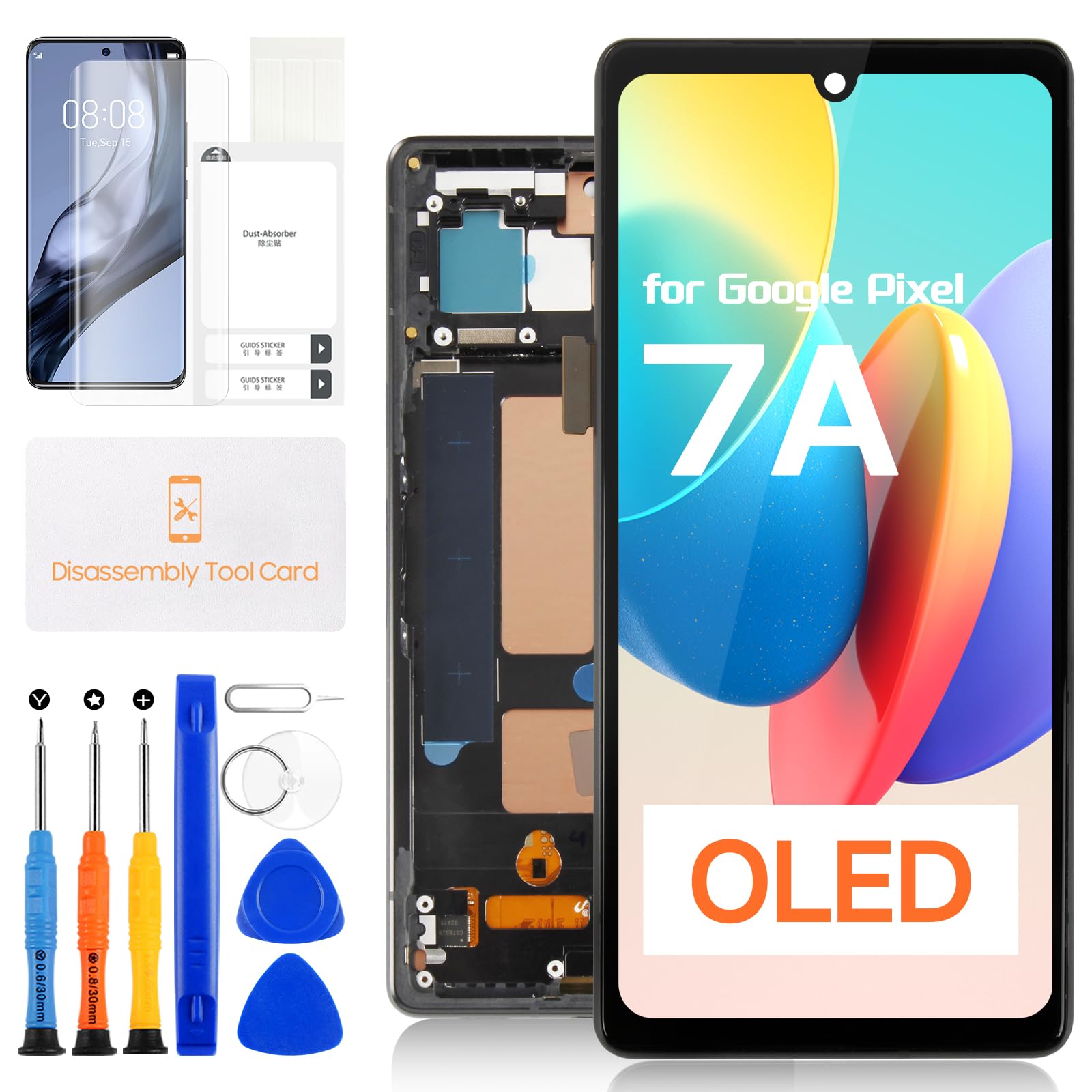 Amazon | Google Pixel 7A LCDスクリーン交換用OLED - Pixel 7A LCD