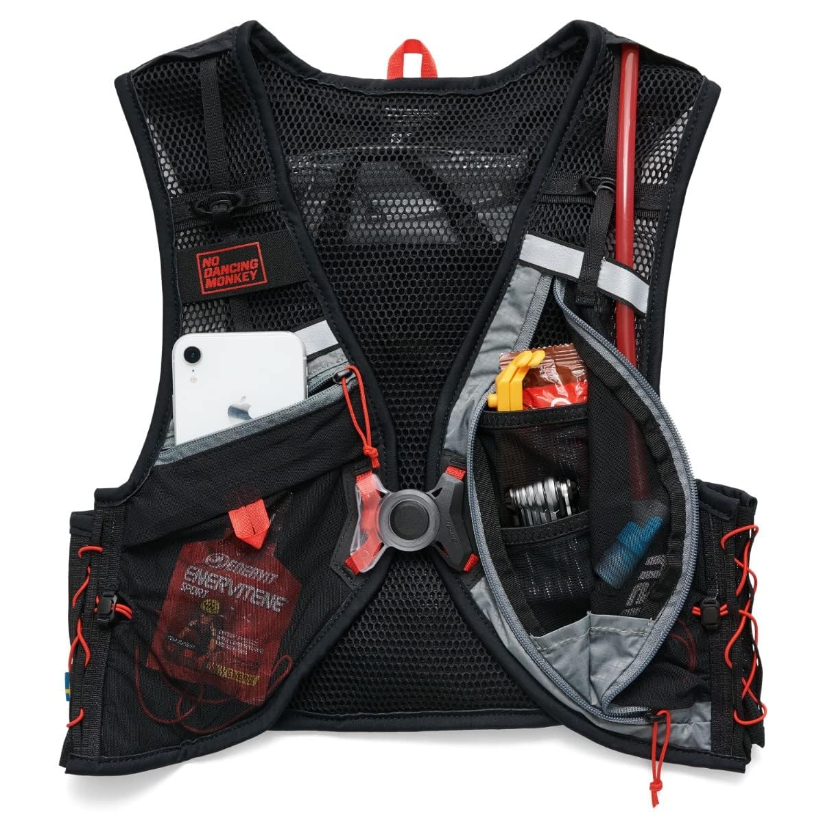 USWE Rush - Chaleco de hidratación para bicicleta de 8 L, correas ajustables en el pecho, chaleco de hidratación para correr, bolsa de hidratación de 2.0 L, ciclismo de montaña, grava y ciclismo con