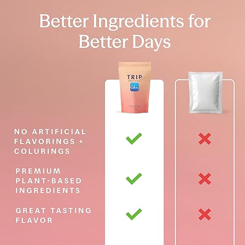 Miniatura 8 de TRIP Polvo de Glicinato de Magnesio con L-Teanina y Oreja de León, Suplemento de Magnesio Sin Azúcar para Adultos, 250mg de Magnesio por Porción de