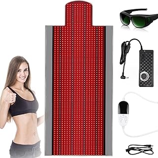 Estera de terapia con luz roja LED de 660 nm, manta de terapia con luz infrarroja cercana, dispositivos de terapia con lámpara roja for uso en todo el cuerpo, alivia el dolor y la belleza de la piel