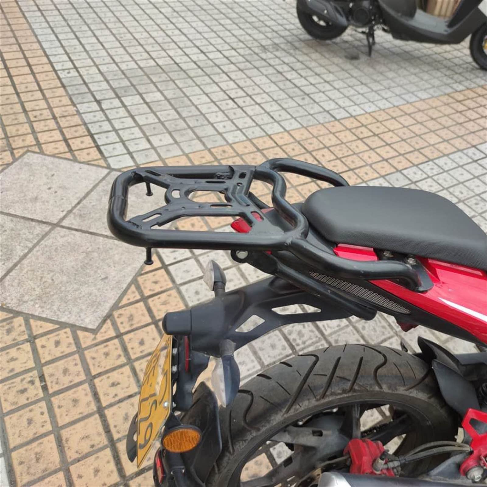Support coffre Benelli TNT 150 étagère arrière acier renforcé - 8