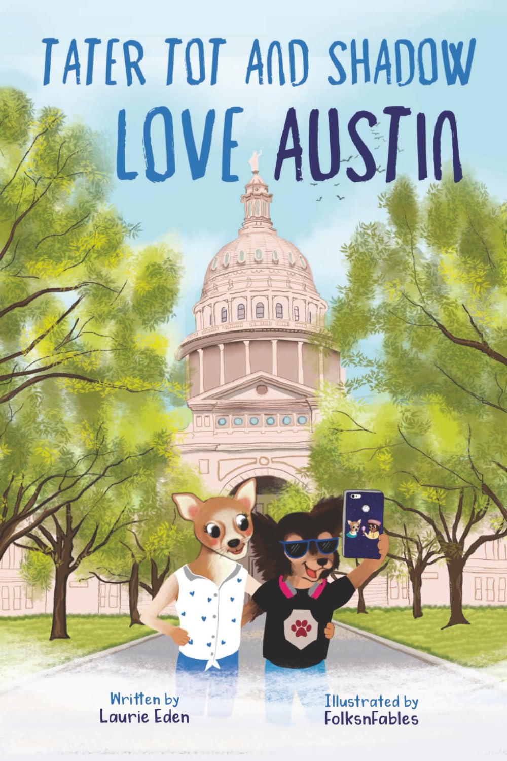 Tater Tot and Shadow Love Austin