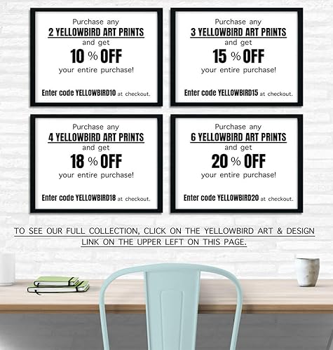 Miniatura 6 de Invictus Poem Quote Wall Art Print - Motivational Inspirational Home Decor for Bedroom, Den, Office, Classroom or Dorm Room - Makes a Great Gift for