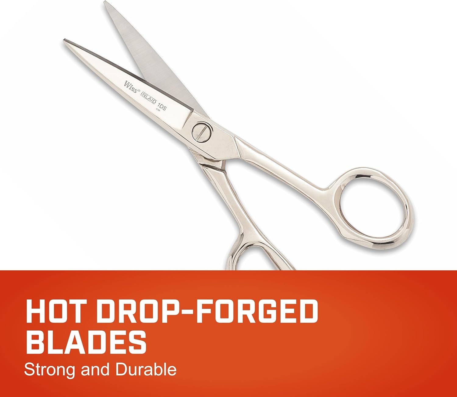 Crescent Wiss 8-1/2" Industrial Inlaid Shears - Professional Poultry Cutting Scissors - Heavy Duty Hand Tool - 1DSN