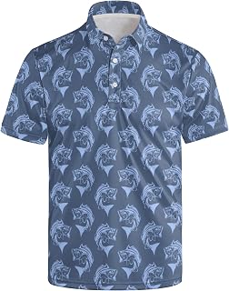 Golf Shirts for Men Gay Watermelon Polo Shirts Short Sleeve Quick Dry Performance Moisture Wicking LGBT Pride Golf Polos