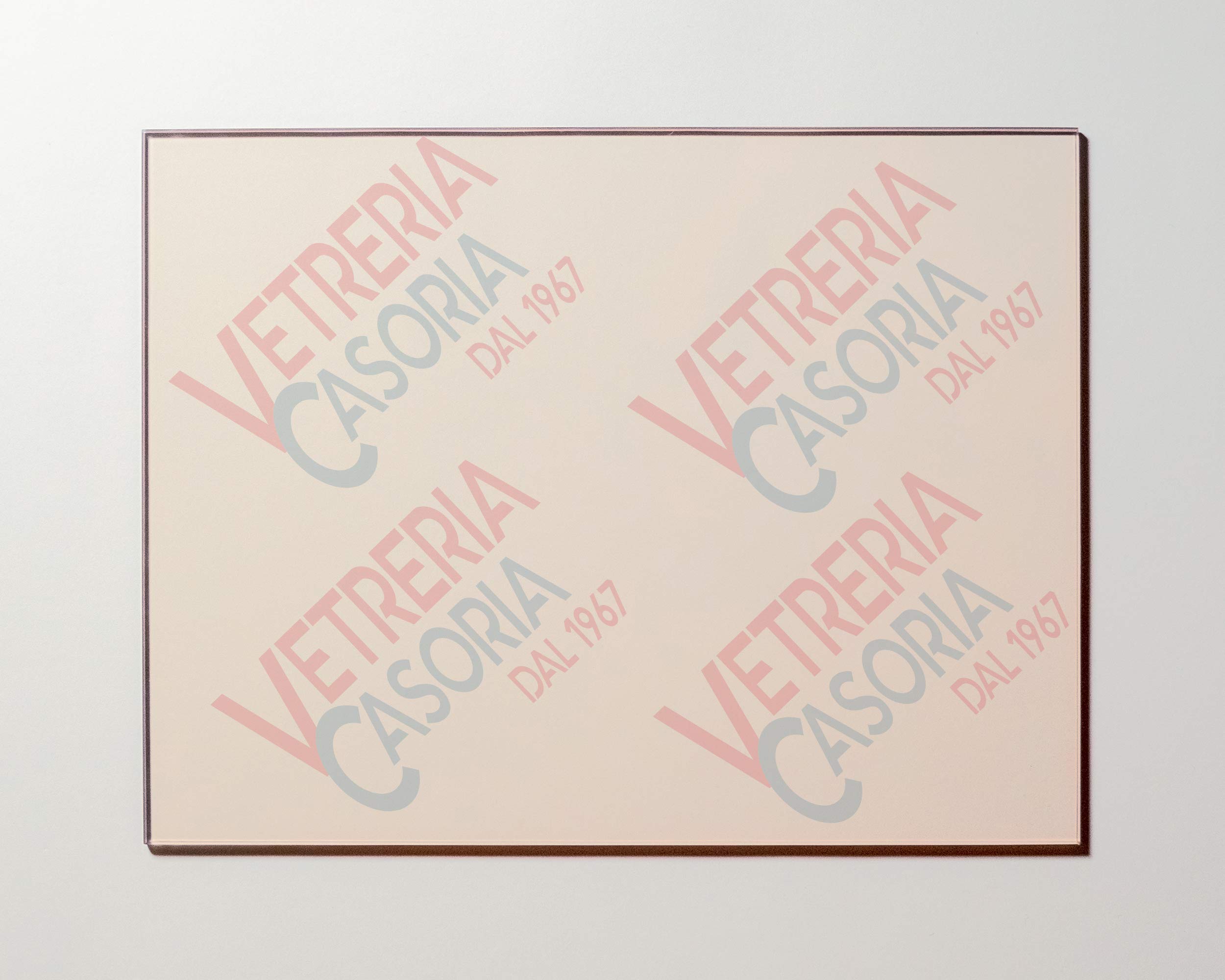 Cristal cerámico para estufas/cocinas de leña (La Nordica GAIA/GAIA HORNO) 31,3 cm x 22 cm, grosor 4 mm