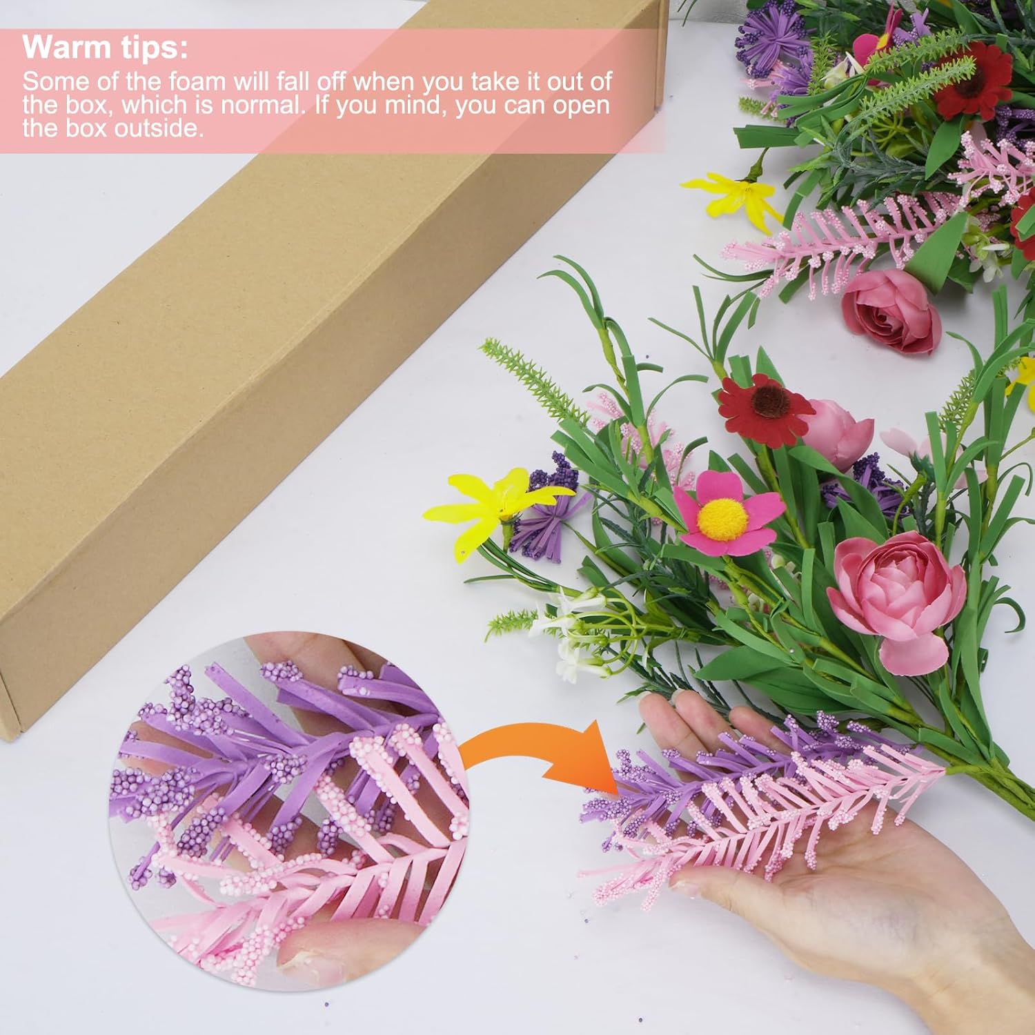 GTIDEA 3 Bundles Artificial Flowers for Decoration Faux Roses Bouquet with Daisies Fake Silk Floral Arrangement for Home Kitchen Table Vase Party Spring Wedding Decor Cemetery Flowers (19.6in)