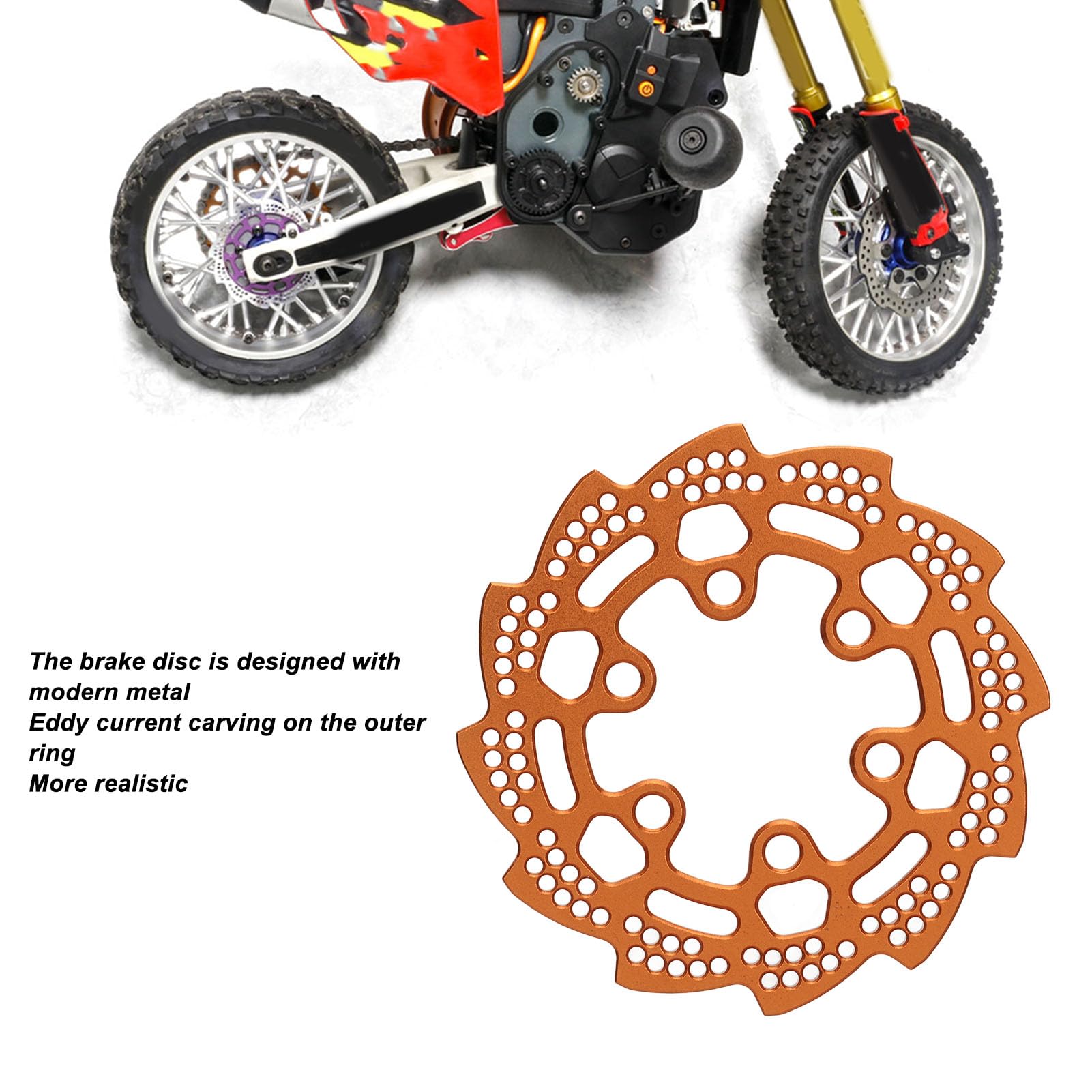 Disco Freno Moto Flame Fixed Posteriore Per Un Raffreddamento Ottimale E Resistenza Spessore 4 Mm P177586