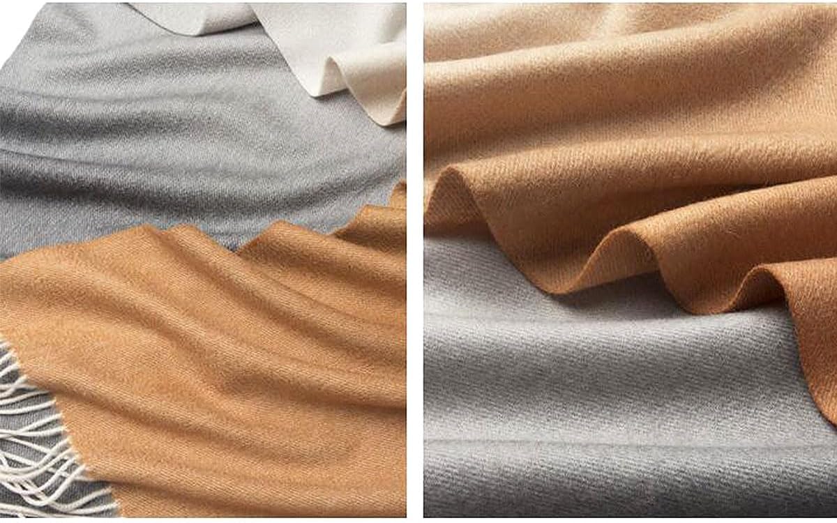 Novawo Wool Scarf Soft Warm Winter Scarves Wraps for Women and Unisex - Image 3