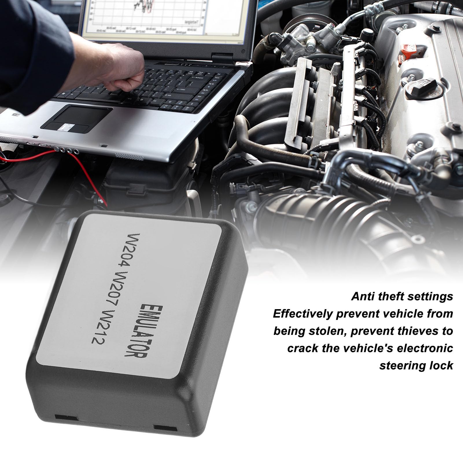 Emulatore Bloccasterzo ABS Simulatore Bloccasterzo Controllo Facile ESL ELV Simulatore Bloccasterzo Sostituzione per W204 W207 W212