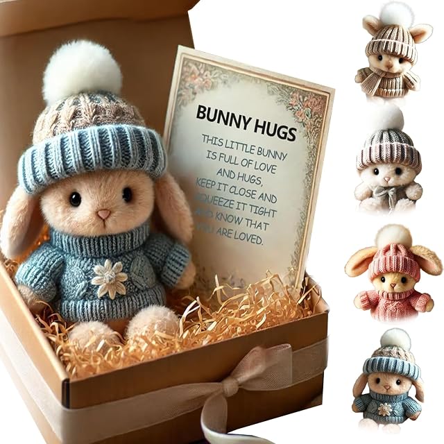 Mini abrazo de conejito lindo regalo de Pascua