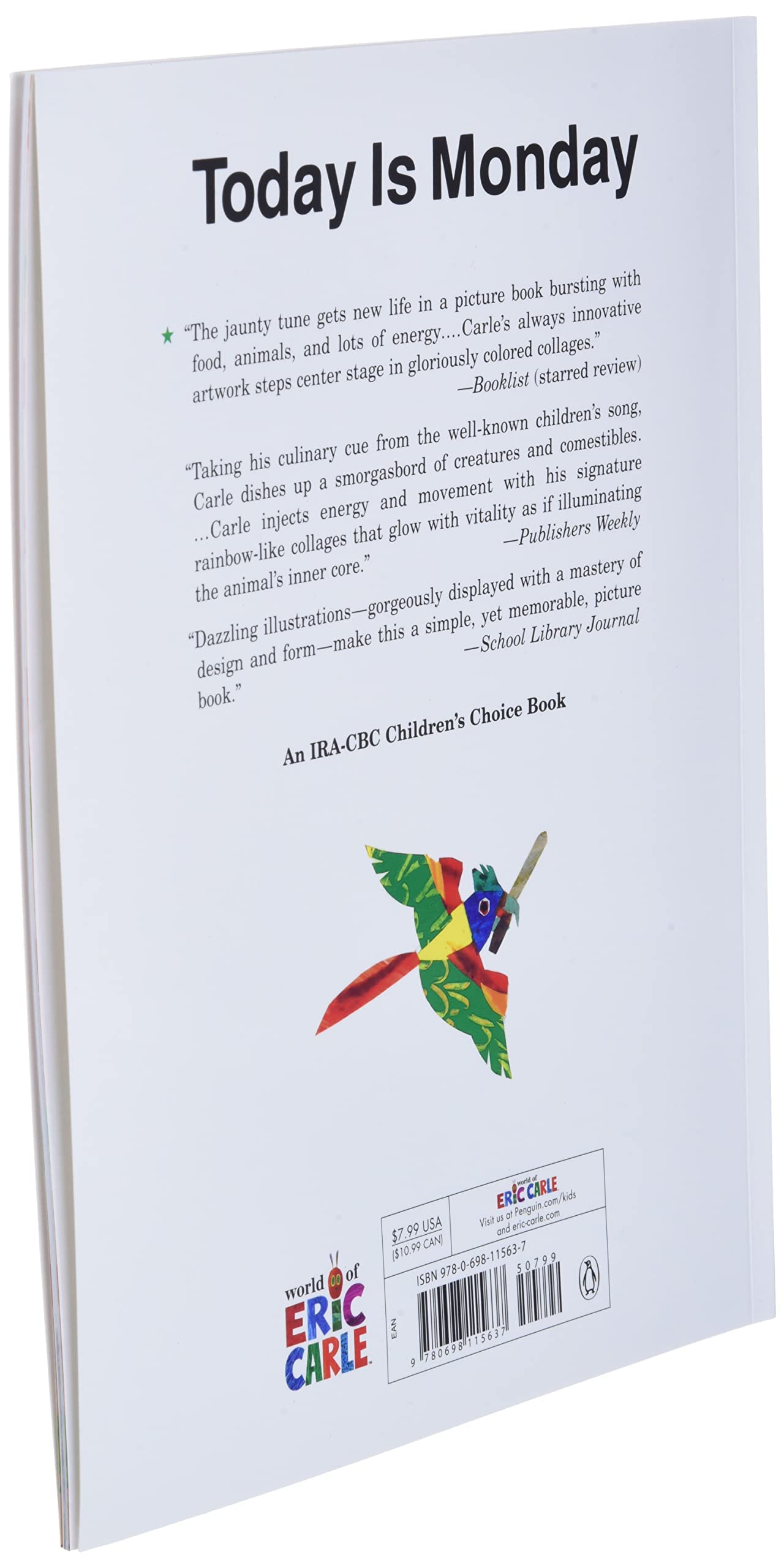 Today Is Monday: Eric Carle