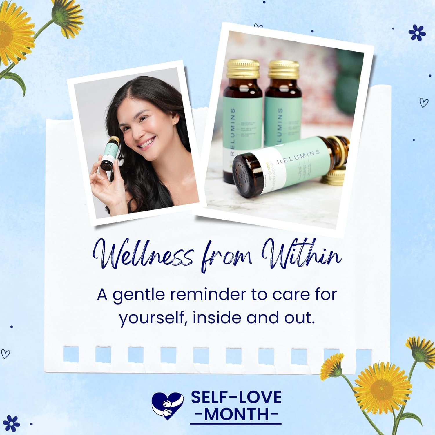 Relumins World's Most Advanced Collagen Drink - 10,000mg w/Glutathione & Antioxidants | USA's No.1 Liquid Collagen, Anti-Aging Self-Love | Apple Flavor | Made in USA - 20 Bottles - Image 5