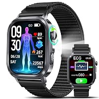 2026 AI GPT Smartwatch ECG+Pressione,HRV,Sonno,Analisi AI App,1.95"AMOLED