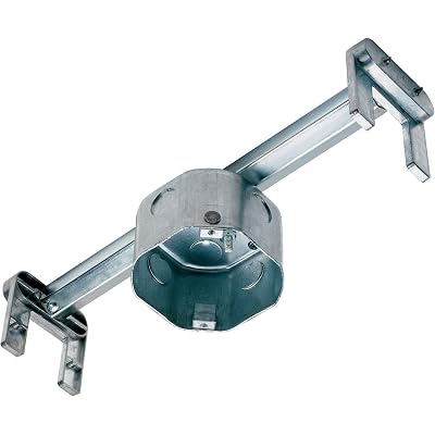 Pass & Seymour 22200 Retrofit Reiker Fan Brace with 25-Cubic-Inch Electrical Box for 16 t0 24 Inch Span (1 Count)