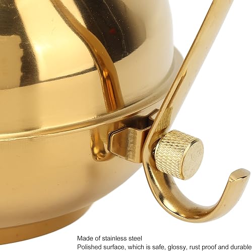 Miniatura 7 de Servidores de café de cuello de cisne de acero inoxidable dorado Teteras Servidores de café Hervidor de café de boca fina Tetera Verter sobre café