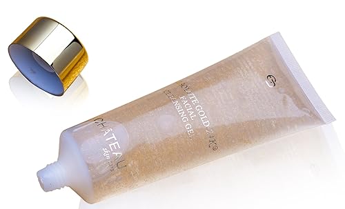 Miniatura 3 de Absolute Gold 24 K Gel de limpieza facial, oro 24 quilates, perla y extracto de algas. Excelente para todos los tipos de piel. Minimiza poros y deja