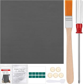 Nuanchu Gpu Thermal Pad Ptm7950 Phase Change Thermal Pad 8.5 Watt per Meter per Kelvin Conductive Silicone Grease CPU Thermal Paste for for Laptop Gpu, Game Machine 80x80x0.2mm