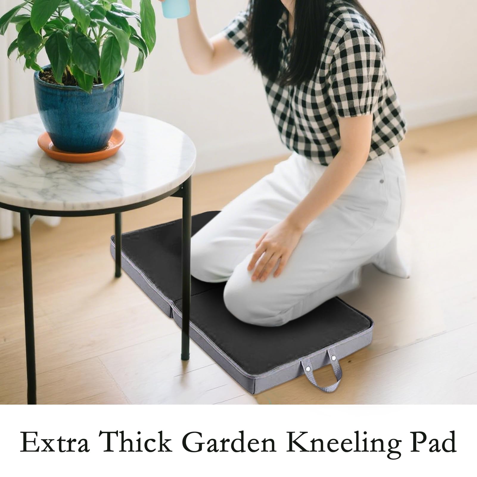 Cuscino inginocchiatoio da Giardino Cuscino Antiscivolo per Ginocchia | Ginocchiere da yoga con maniglie Per Cortile Yoga Bagno Lavaggio Pulizia Pavimenti Lavori Costruzione