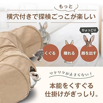 Amazon.co.jp: 【夢中で遊ぶ！ラビットンネル】TiDaOne うさぎ