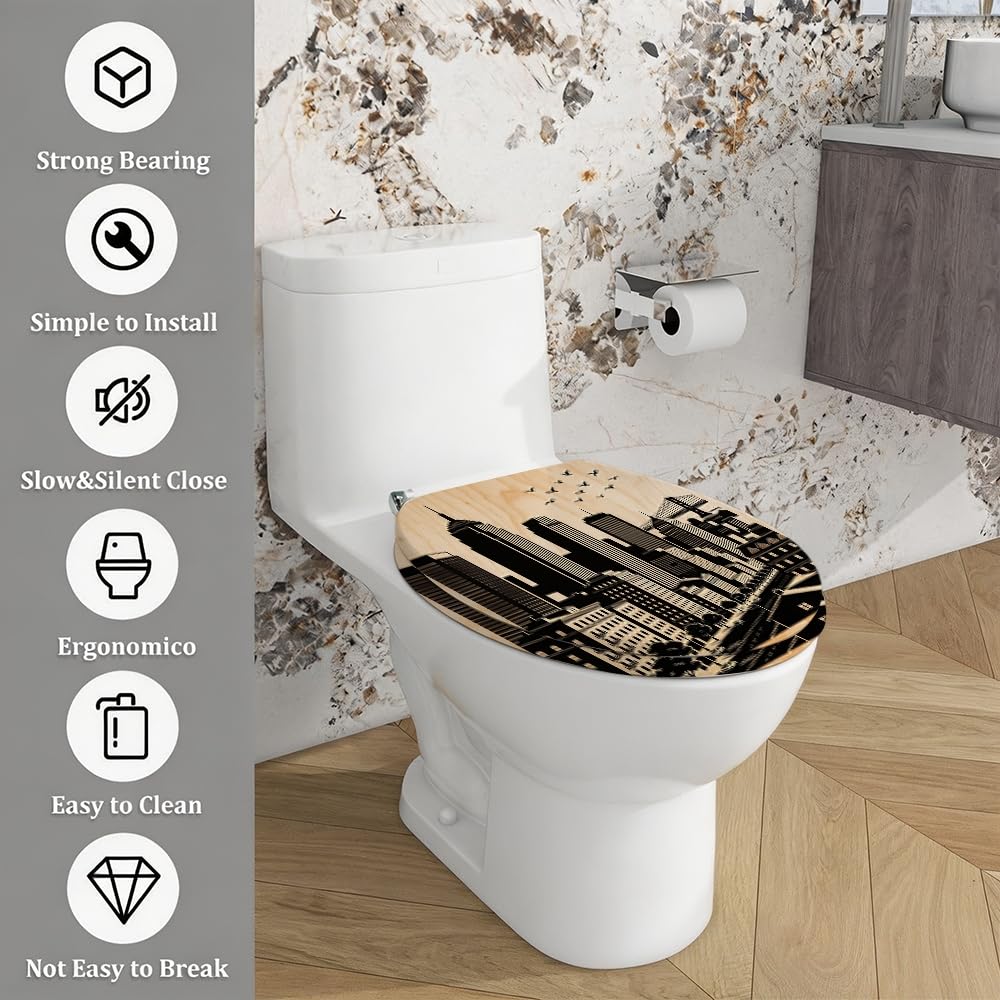 A14 Toilet Seat, Standard Size, for Bathroom Use