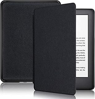 fashion mania Case for All-New Kindle 11th Generation 6" 2022 Release, Premium PU Leather Lightweight Smart Protective Cover with Auto Sleep Wake Function (Black)