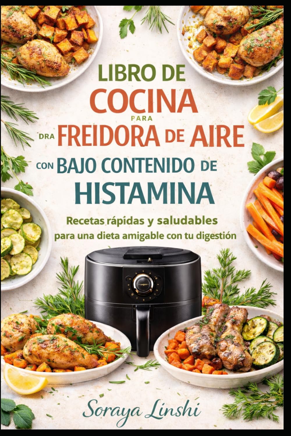 LIBRO DE COCINA PARA FREIDORA DE AIRE CON BAJO CONTENIDO DE HISTAMINA