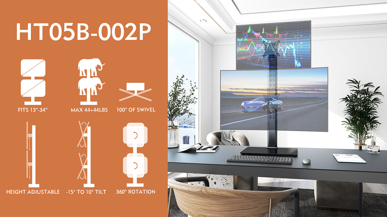 Supporto da tavolo fino a 86″ con rotazione | ITB Solution