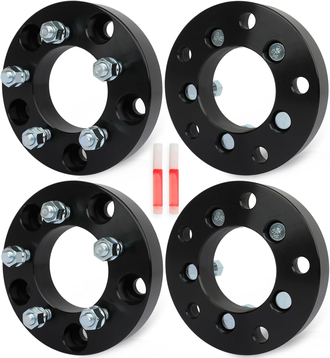 ECCPP 4PCS change bolt pattern from 5x5.5 to 5x4.5 Conversion Wheel Adapters Lug Centric 1.25" 5 Lug 12x1.5 88mm for Ford F-100 1977-1983| for Ford F-150 1980-1996