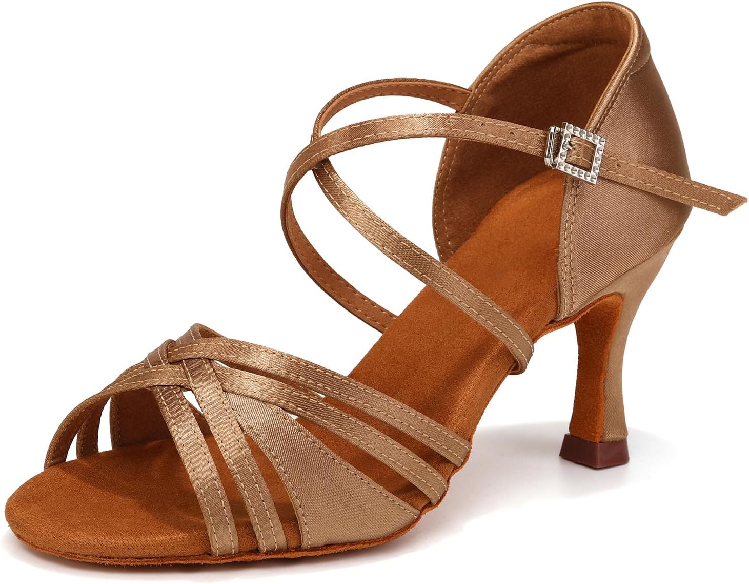 Ballroom Latin Dance Shoes Women - Open Toe Comfort