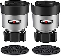 Vista 9 de SEVEN SPARTA - 2 organizadores de portavasos para automóvil con base ajustable, para Hydro Flasks de 32/40 onzas, Yeti Ramblers de 20/26/30 onzas