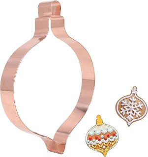 Teardrop Christmas Ornament Cookie Cutter 5.75 Inch Handcrafted in USA by The Fussy Pup