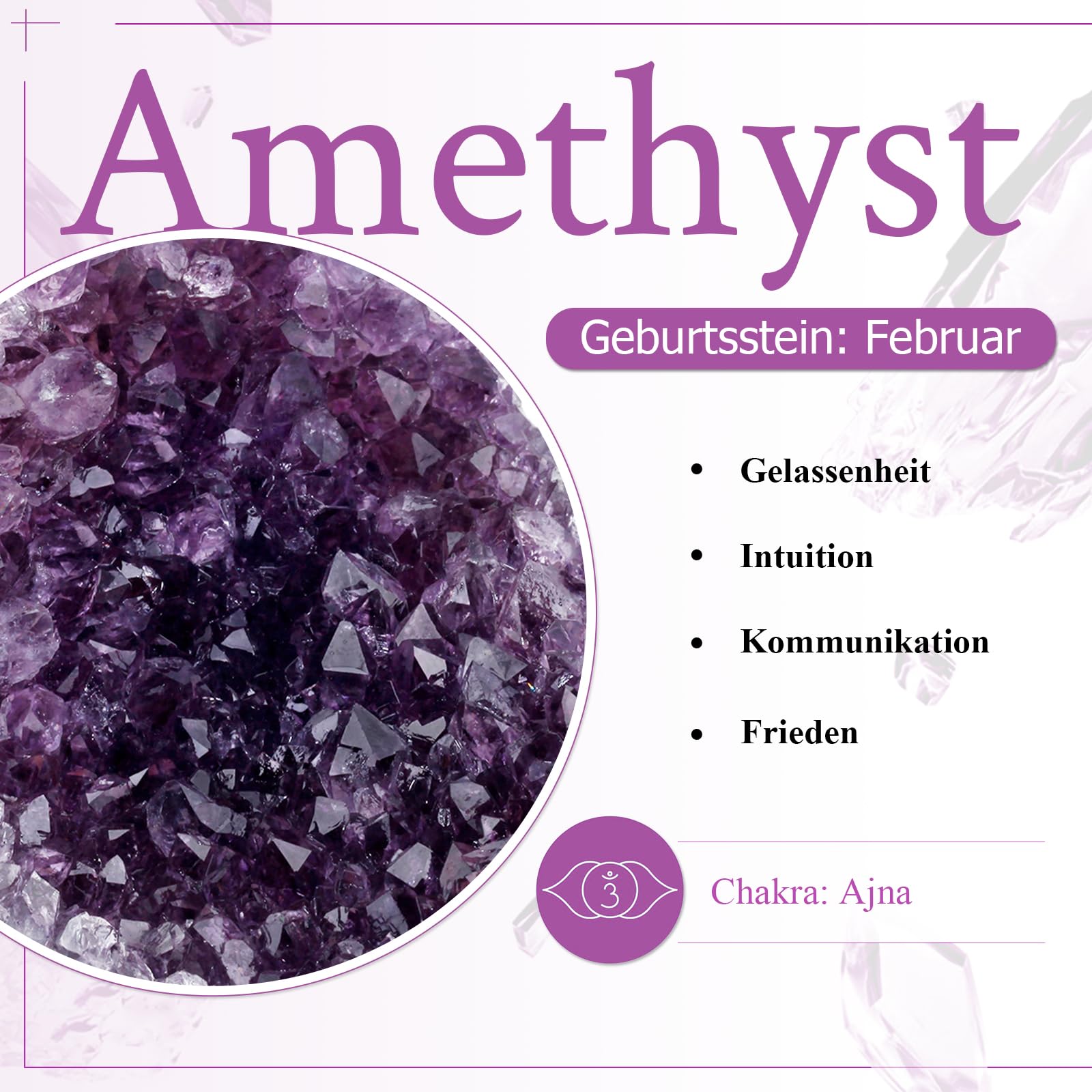 mookaitedecor Natürlichen Amethyst Druse Edelsteine Kristallgruppe